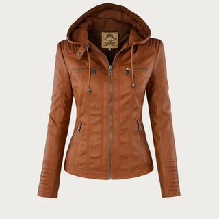 Flavia | Veste Effet Cuir Robuste et Élégante