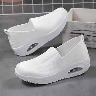 Laurence™ — Baskets slip-on compensées confort quotidien