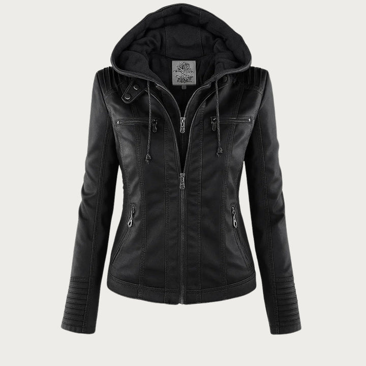 Flavia | Veste Effet Cuir Robuste et Élégante