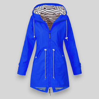 Lina | Veste de Pluie Longue à Capuche