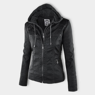 Flavia | Veste Effet Cuir Robuste et Élégante