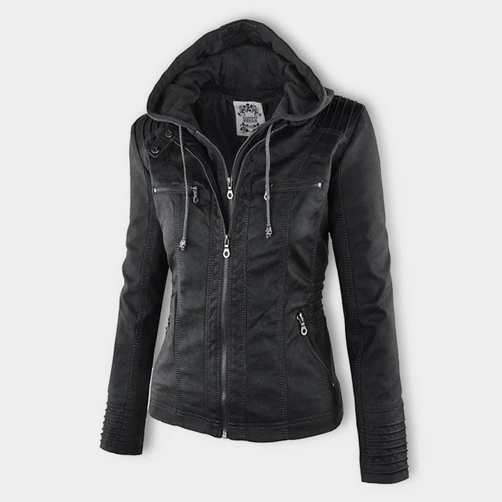 Flavia | Veste Effet Cuir Robuste et Élégante