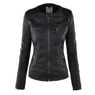Flavia | Veste Effet Cuir Robuste et Élégante
