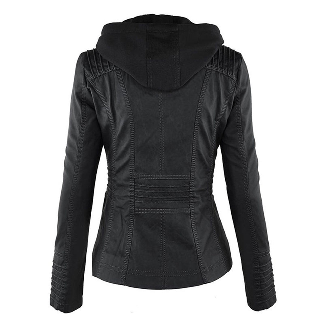 Flavia | Veste Effet Cuir Robuste et Élégante