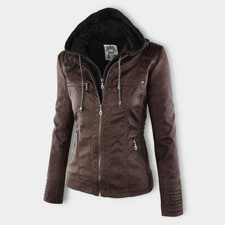 Flavia | Veste Effet Cuir Robuste et Élégante