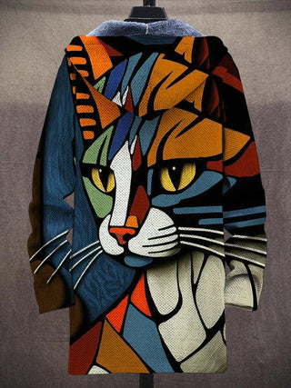 Manon | Cardigan Douillet Motif Chat