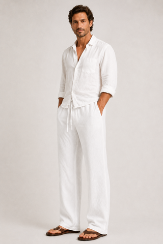 Pantalon Lin-Coton Relaxed Confort Été