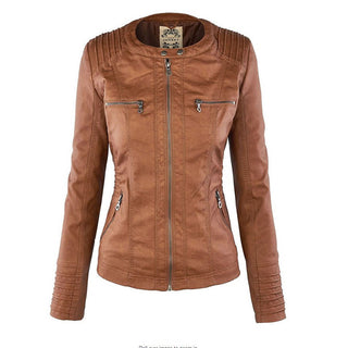 Flavia | Veste Effet Cuir Robuste et Élégante