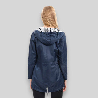 Lina | Veste de Pluie Longue à Capuche