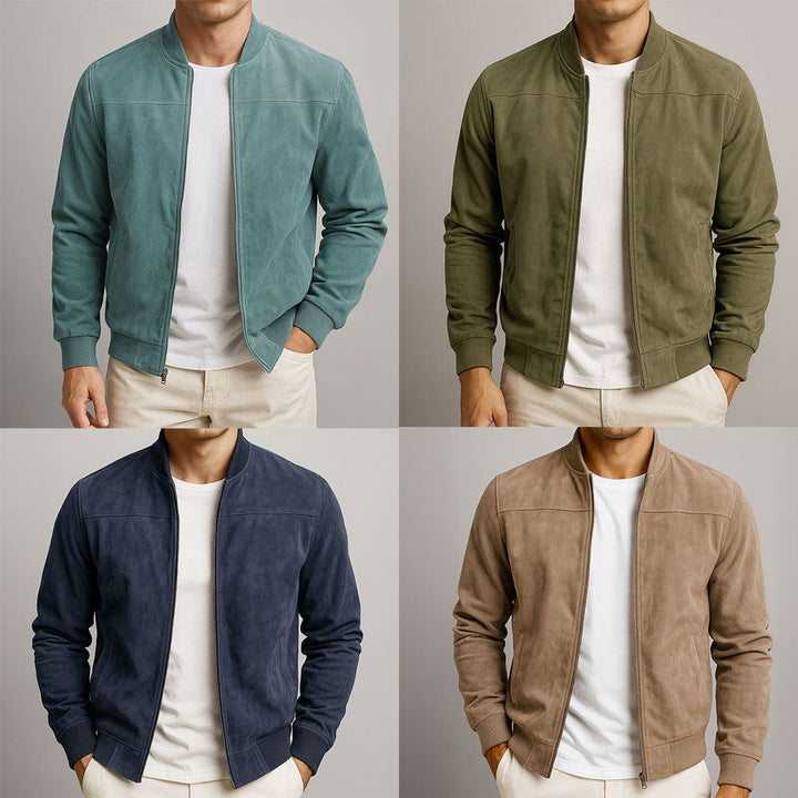 Marceaux™ – Le Blouson en Suède Authentique pour Homme