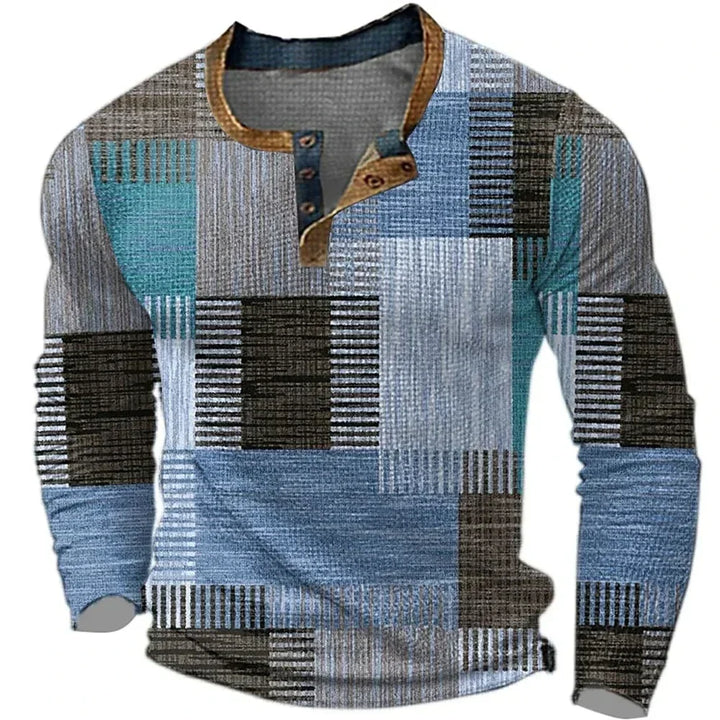 Danoir Paris™ | CHEMISE PATCHWORK COLORÉE POUR HOMME