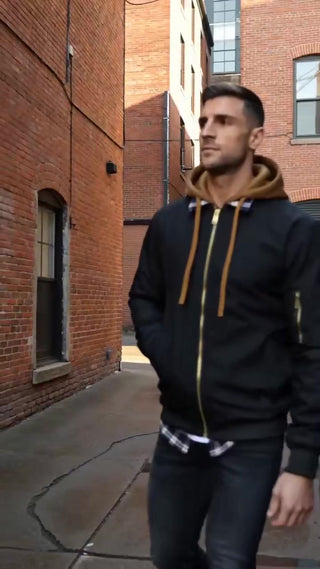 Raphaël | Veste à Capuche Doublée Effet 2-en-1 pour Homme