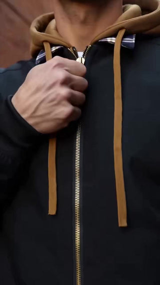Raphaël | Veste à Capuche Doublée Effet 2-en-1 pour Homme