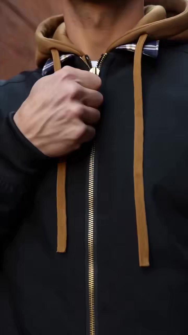 Raphaël | Veste à Capuche Doublée Effet 2-en-1 pour Homme
