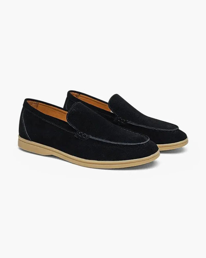 Mocassins en daim haut de gamme Old Money
