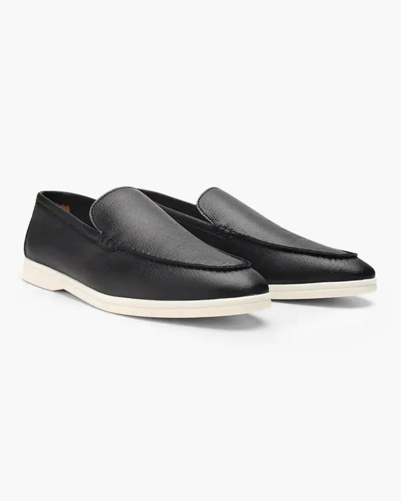Brogues en cuir de vachette Old Money