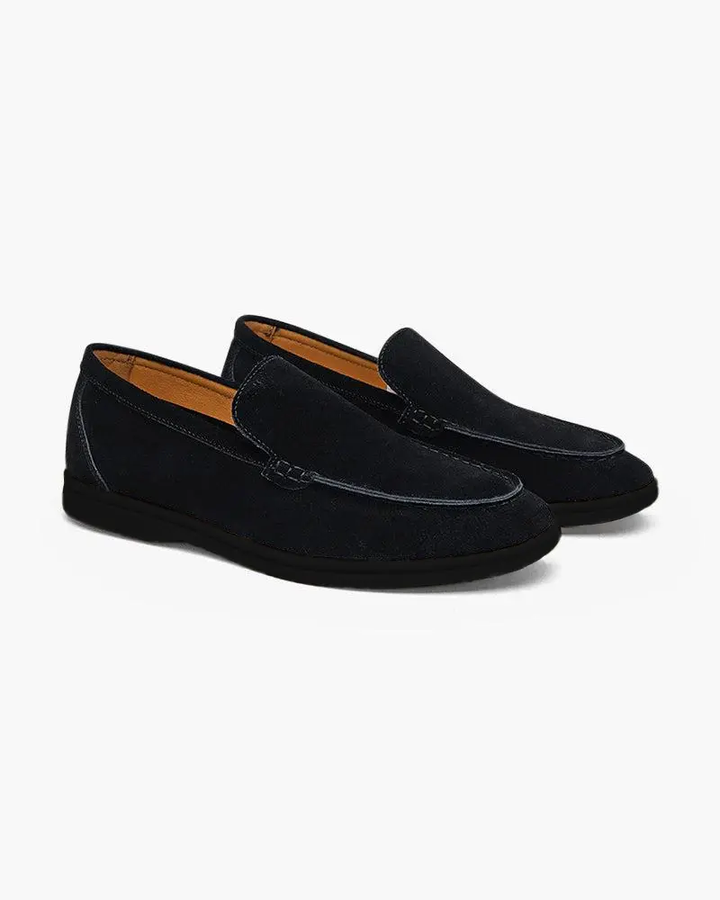 Mocassins en daim de qualité supérieure - Semelles noires