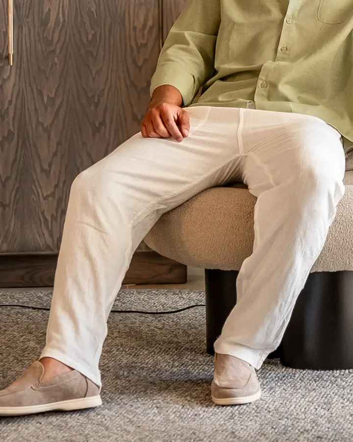 Marrakech - Pantalon en lin (taille slim)